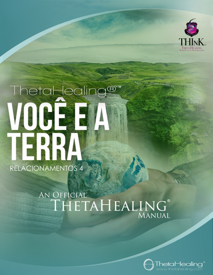 Handbuchcover „VOÇÊ E A TERRA“ (Theta Healing), offizielles Manual
