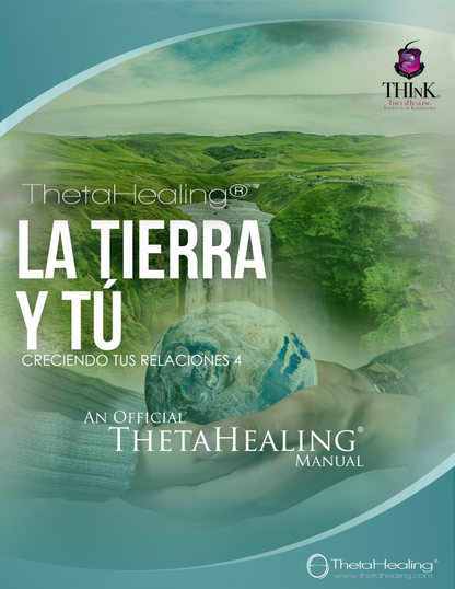 Handbuchcover „LA TIERRA TU“ (Theta Healing), offizielles Manual