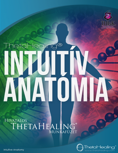 ThetaHealing Handbuch „INTUITIVE ANATOMIA“ mit menschlicher Silhouette auf dem Buchcover