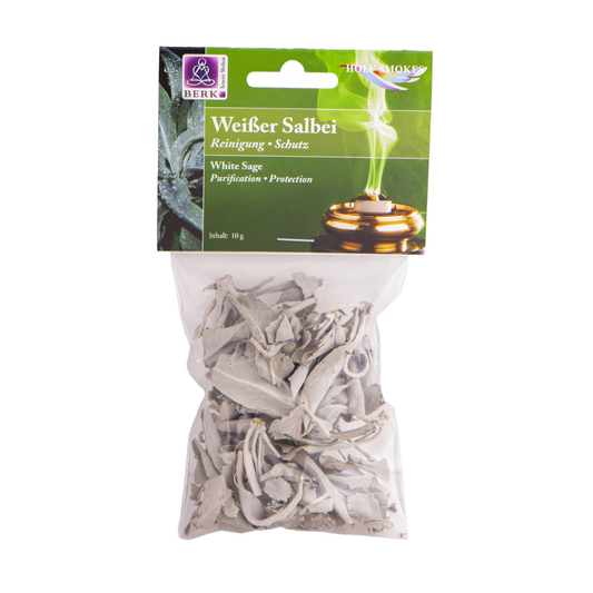 Weißer Salbei, 10 g, getrocknete Blätter im Beutel