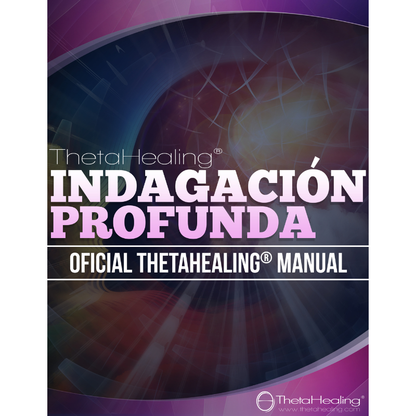 ThetaHealing® Handbuch-Cover „Indagación Profunda“ – offizielles ThetaHealing®-Manual
