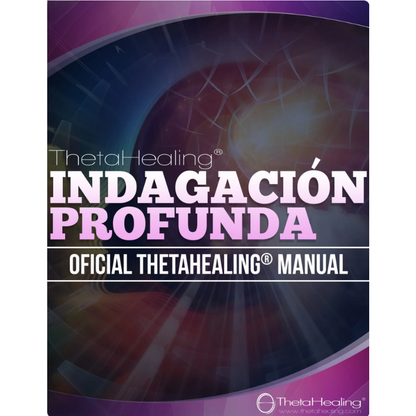 ThetaHealing® Handbuch-Cover „Indagación Profunda“ – offizielles ThetaHealing®-Manual