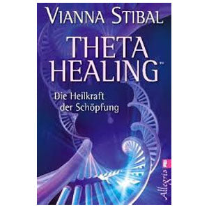 Buch „Theta Healing“ von Vianna Stibal, violettes Cover mit Untertitel