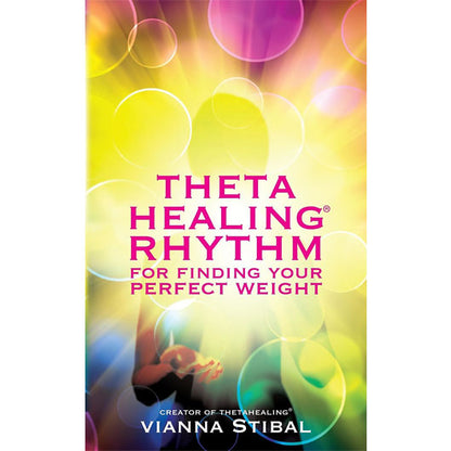 ThetaHealing RHYTHM Buchcover, Nahansicht mit THETA HEALING RHYTHM Aufdruck