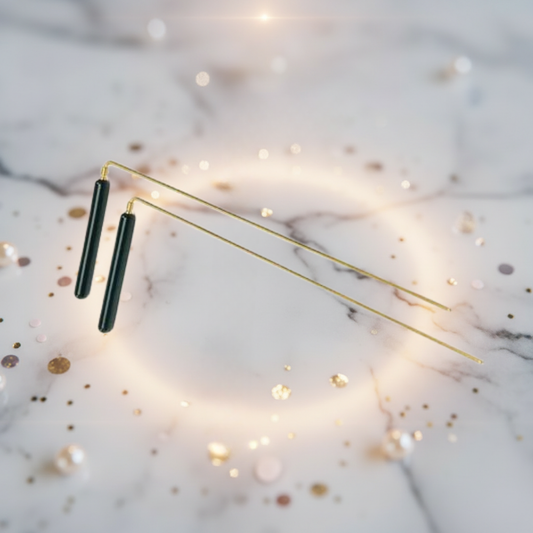 Wünschelrute ohne Aufsatzspitze mit zwei Griffen, 38 cm