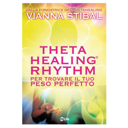 Buch ThetaHealing RHYTHM – italienisch mit farbenfrohem Cover und abstrakten Kreisformen.
