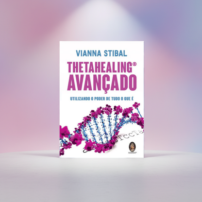Buchcover Thetahealing® Avançado mit DNA-Grafik und Autorzeile