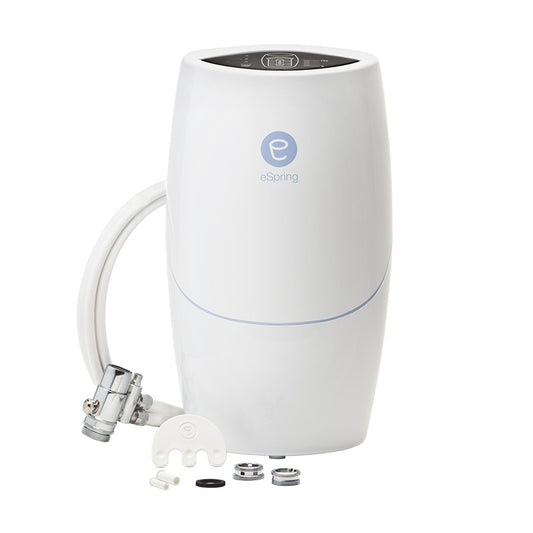 eSpring™ Water Filtration System for existing faucet (installation above work surface)